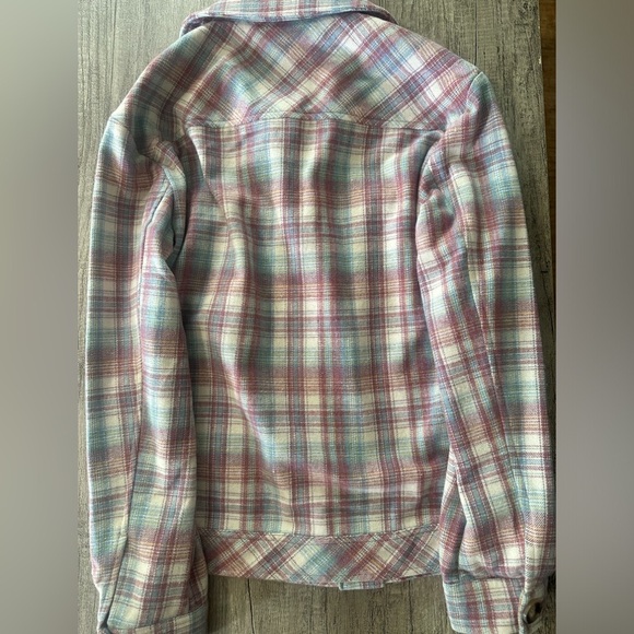 COPY - NWT Kut from the Kloth Dusty Rose/Blue Shacket - Picture 9 of 10